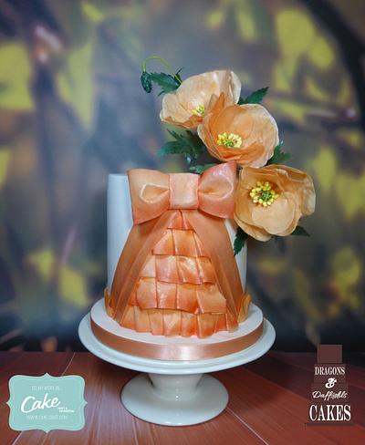 Paper Poppies - Cake by Dragons and Daffodils Cakes
