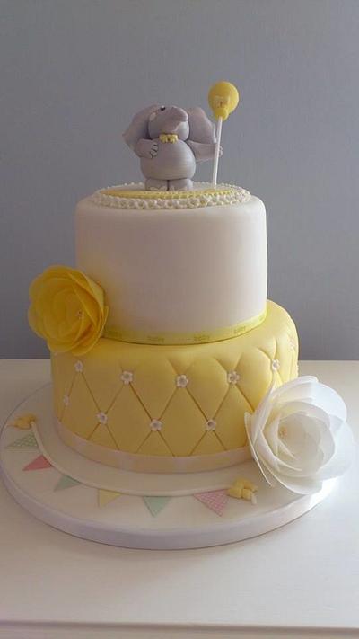 elephant baby shower cake - Cake by Any Excuse for Cake