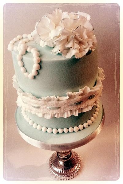 Pearl Ruffle  - Cake by Time for Tiffin 