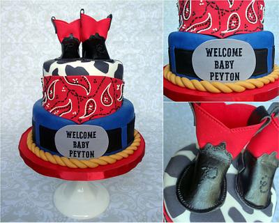 Rodeo baby shower cake - Cake by Lindsey Krist