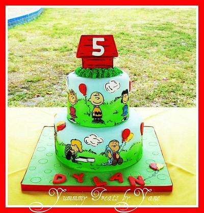 Peanuts Cake, Cookies and More! - Cake by YummyTreatsbyYane