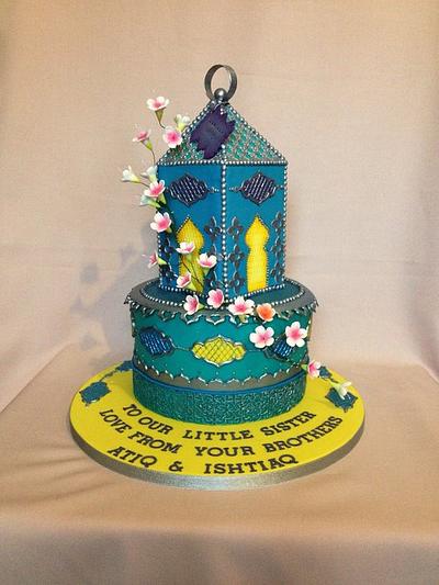 Moroccan themed henna cake - Cake by jameela