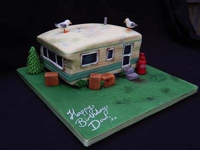 Seagull Poo Caravan! - Cake by Elizabeth Miles Cake Design