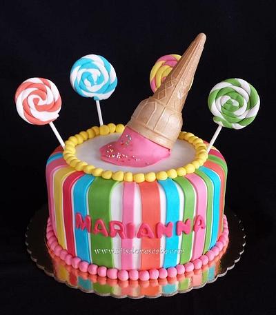 Candyland cake - Cake by Ritsa Demetriadou