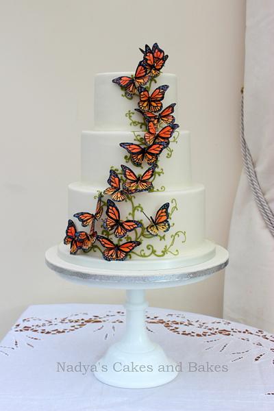 Adventurer's cake - migrating monarch butterflies - Cake by Nadya