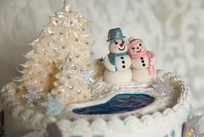 Winter Wonderland Cake - Cake by Custom Cakes by Ann Marie