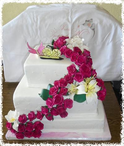 Wedding Cake for a good friend - Cake by Anita