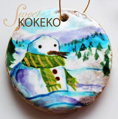 Snowmen Cookies - Cake by SweetKOKEKO by Arantxa