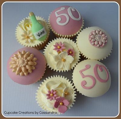 50th Birthday Cupcakes - Cake by Cupcakecreations