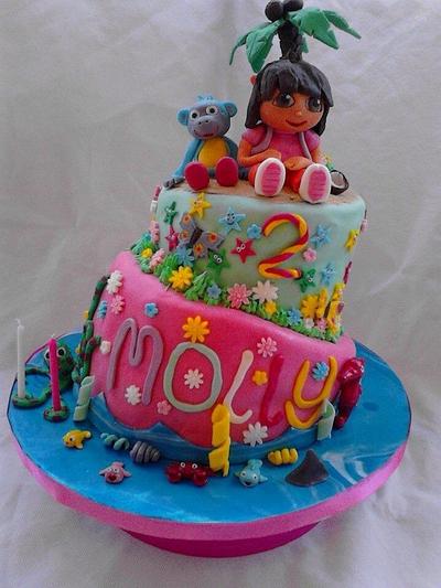 Dora the explorer cake - Cake by Lucy
