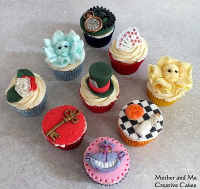 Wonderland cupcakes - Cake by Mother and Me Creative Cakes