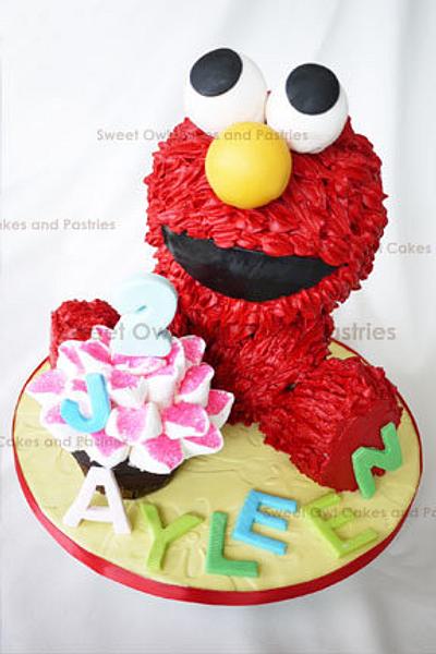 Elmo Cake - Cake by Sweet Owl Cake and Pastry