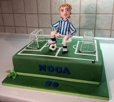 Football player - Cake by Majka Maruška