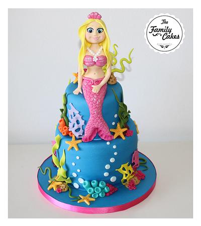 The princess of the sea :) - Cake by TheFamilyCakes