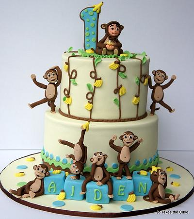 Monkeying Around - Cake by Jo Finlayson (Jo Takes the Cake)
