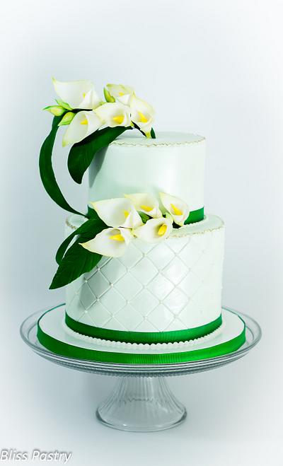 Lilies and Pearls - Cake by Bliss Pastry