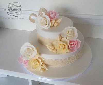 Wedding cake - Cake by Katka