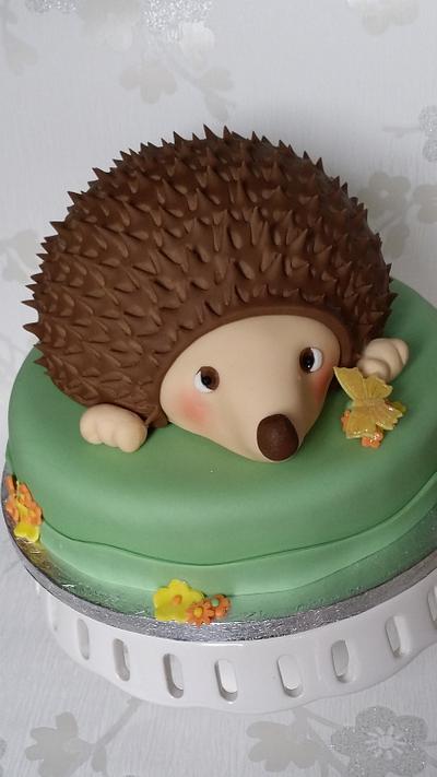 chocolate ganache hedgehog - Cake by Blush Cakery
