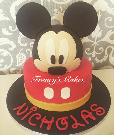 Mickeymousecake  - Cake by Frency's Cakes
