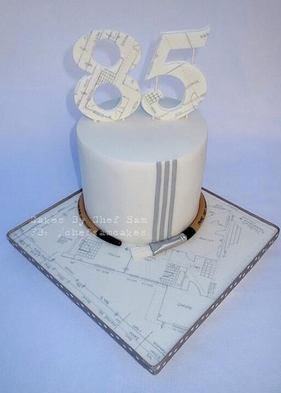 Cake for a retired architect - Cake by chefsam