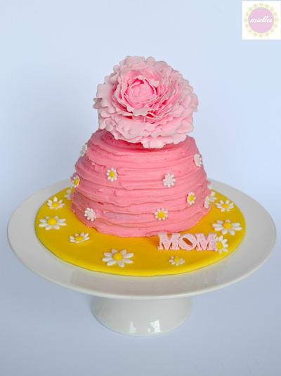 Mother's Day Peony Cake - Cake by miettes