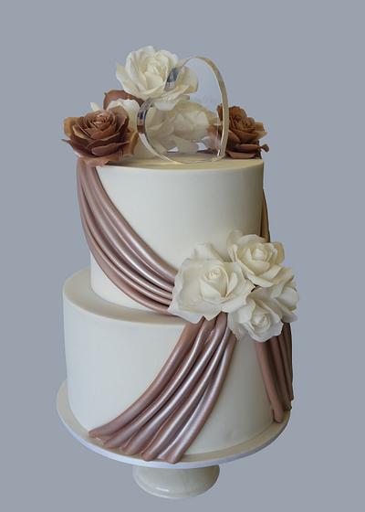 Kris and Sonia Wedding  - Cake by Unusual cakes for you 