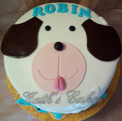 Birthday Pup - Cake by Cakemummy