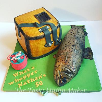 Flying fishing  - Cake by Andrea 