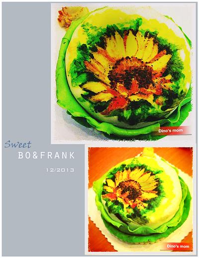 Sunflower cake - Cake by sweetBO&FRANK