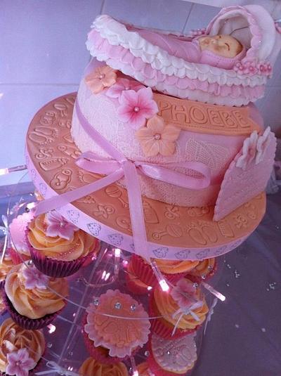 My daughters christening cake - Cake by Louise