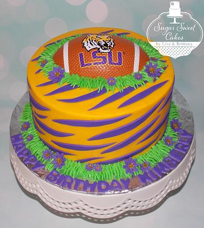 LSU Fan - Cake by Sugar Sweet Cakes