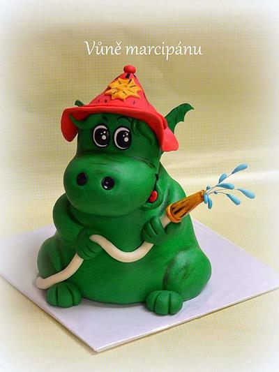 Fireman dragon :-) - Cake by vunemarcipanu
