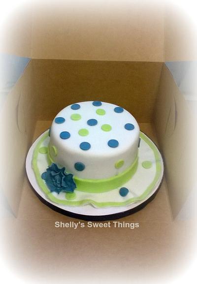 lime green hat - Cake by Shelly's Sweet Things