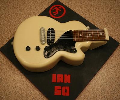 Bille Joe Armstrong Les Paul Junior - Cake by Ice, Ice, Tracey