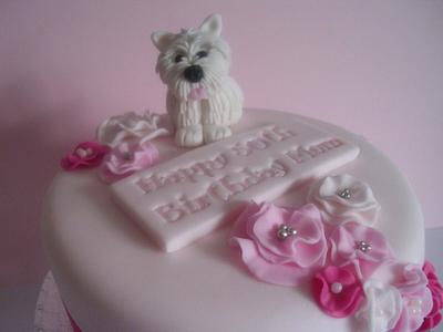 Westie dog cake - Cake by AMAE - The Cake Boutique