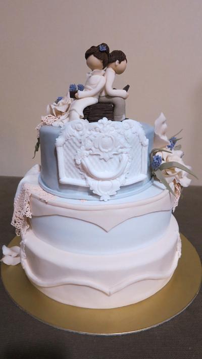 wedding cake - Cake by CAKEDESIGNbyMIRQA