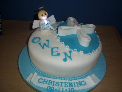 Christening cake - Cake by SweetCreationsbyFlor