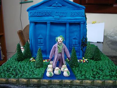 Joker robbed the Bank - Cake by ACM