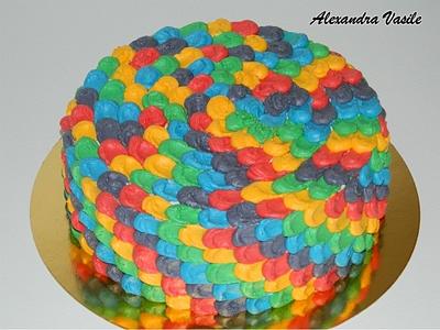 Rainbow cake - Cake by alexandravasile
