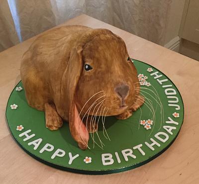 Lop Eared Bunny Cake  - Cake by ChristopherJames