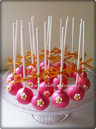 HOT PINK GIRLY POPS - Cake by Agatha Rogowska ( Cakefield Avenue)