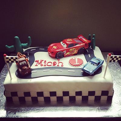 Cars Themed Birthday Cake - Cake by Esther Williams
