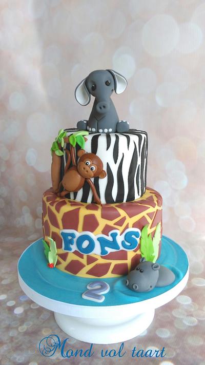 Zoo cake - Cake by Mond vol taart