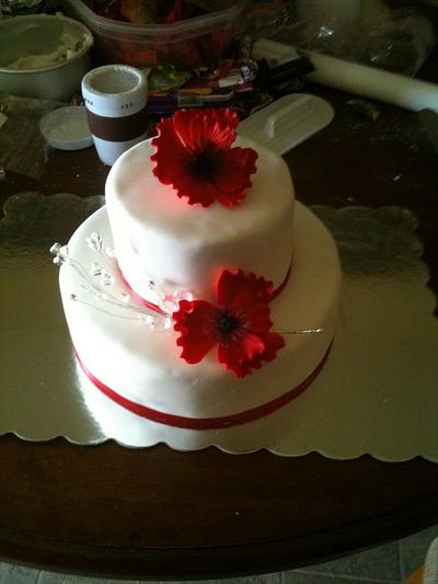 Flower cake - Cake by Crystal Gail Smith