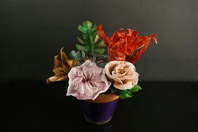 Wafer Paper Flower - Cake by Duygu Tugcu