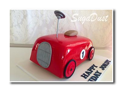 Vintage Racing Car Cake - Cake by Mary @ SugaDust