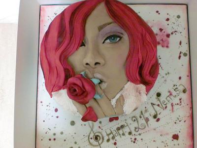 Rihanna cake - Cake by Nicola Shipley