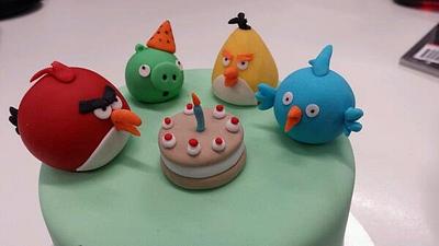 Angry birds party - Cake by LadySucre