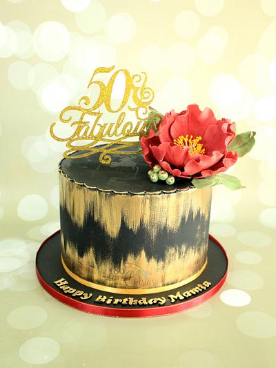 Mamta's 50th Birthday - Cake by Joonie Tan