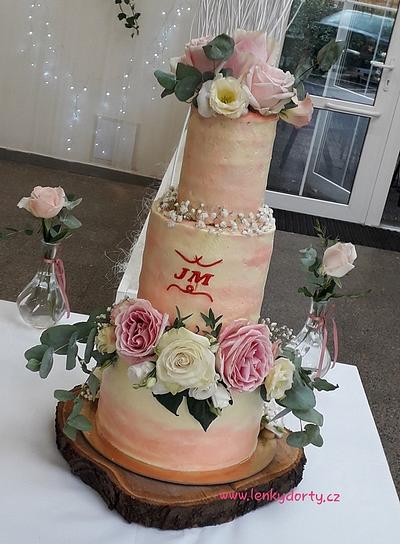 Wedding cake - Cake by Lenkydorty